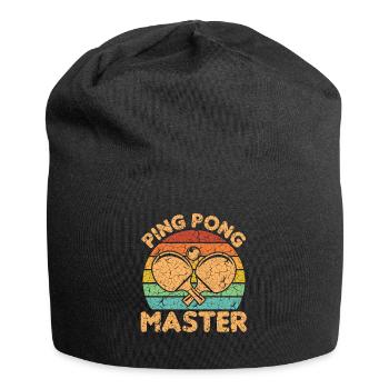 Table Tennis Ping Pong Player Club Outfit! - Bonnet en jersey - noir - Devant