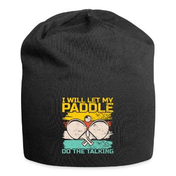Table Tennis Ping Pong Player Club Outfit! - Bonnet en jersey - noir - Devant