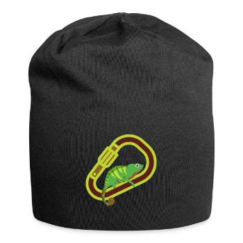 Bouldern, Klettern, Freiklettern Chameleon Boulder - Jersey-Beanie - Schwarz - Vorne
