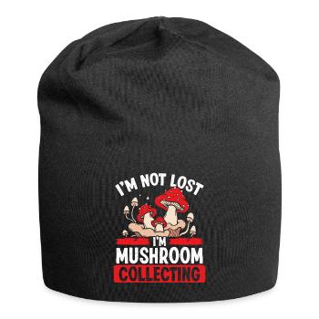Shroom Im not lost Im Mushroom CollectingShroom Im - Jersey-Beanie - Schwarz - Vorne