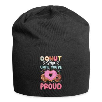 Journée Test Donuts Tester les enseignants Donut Lovers - Bonnet en jersey - noir - Devant