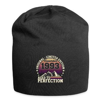 Novembre né 1993 - Cadeau de 29e anniversaire - Bonnet en jersey - noir - Devant