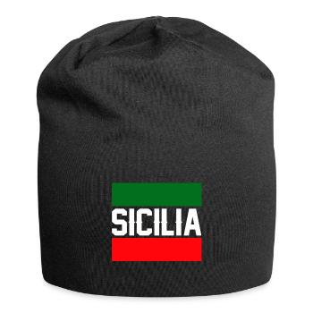 Sicily flag Sicily Palermo Italy - Jersey Beanie - black - Front