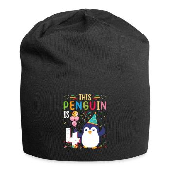 King Penguin Emperor Penguin Penguin Gift - Jersey Beanie - black - Front