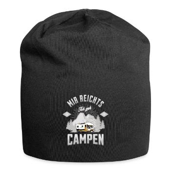 Mir reichts ich geh Campen Wohnmobil - Jersey-Beanie - Schwarz - Vorne