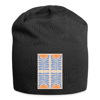 Art Nouveau, Arts & Crafts, Aesthetic, Vintage-1900 - Jersey Beanie - black - Front