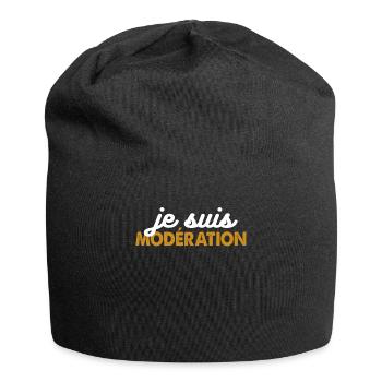 I Am Moderation Drink In Moderation Joke Beer - Jersey-Beanie - Schwarz - Vorne