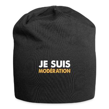 I Am Moderation Drink In Moderation Funny Beer - Jersey-Beanie - Schwarz - Vorne