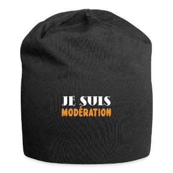 I Am Moderation Drink In Moderation Joking Beer - Jersey-Beanie - Schwarz - Vorne