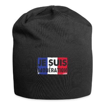 I Am Moderation Drink In Moderation France Beer - Jersey-Beanie - Schwarz - Vorne