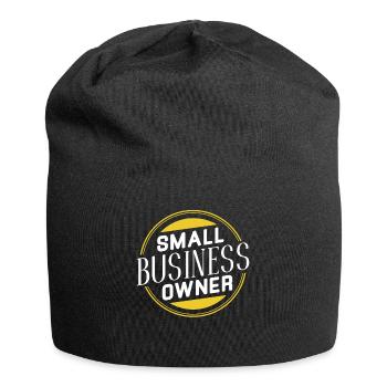 Small Business Owner CEO Founder Owner - Jersey Beanie - black - Front