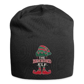 Elf Bearded December Love Elf Christmas - Jersey-Beanie - Schwarz - Vorne