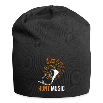 Création du groupe Jagdhorn Jäger Music - Bonnet en jersey - noir - Devant