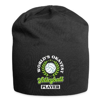 Volleyball Players Coaching Team - Jersey Beanie - black - Front