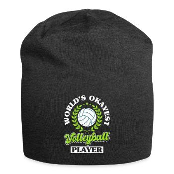 Volleyball Players Coaching Team - Jersey Beanie - charcoal grey - Front
