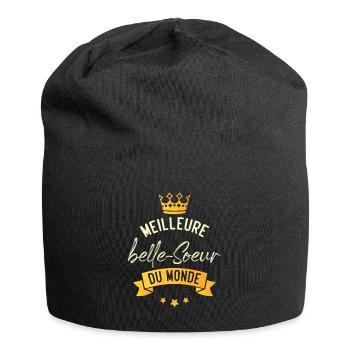 Meilleure belle soeur du monde - Bonnet en jersey - noir - Devant