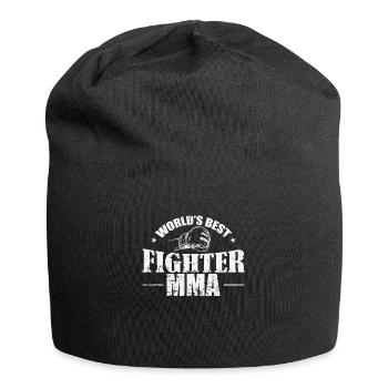 Meilleur combattant du monde MMA arts martiaux mixtes - Bonnet en jersey - noir - Devant