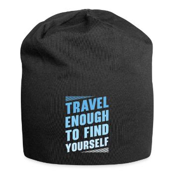 Motivateur de voyage Self-Care Inspirational - Bonnet en jersey - noir - Devant