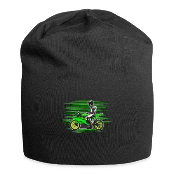 Motorcycle Lifestyle / Motorcycle / Motorcycle biker - Jersey Beanie - black - Front