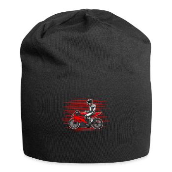 Motorcycle Lifestyle / Motorcycle / Motorcycle biker - Jersey Beanie - black - Front