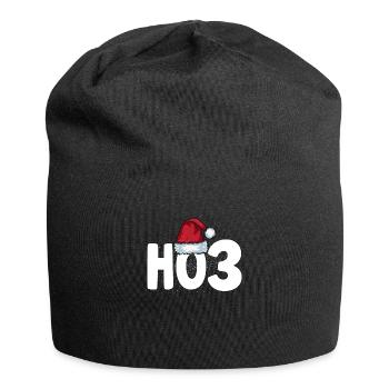 Lustiges Hässliches Weihnacht Ugly Christmas Ho3 - Jersey-Beanie - Schwarz - Vorne