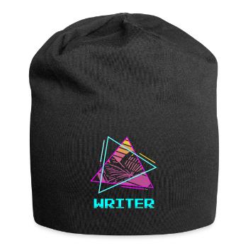 Retro Vintage Writer Professeur d’écriture de livres - Bonnet en jersey - noir - Devant