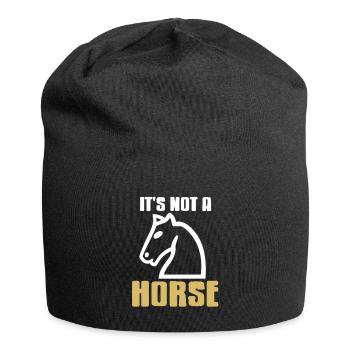 Schach - Its not a Horse - Jersey Beanie - black - Front