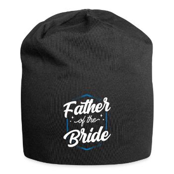 Bride Father Brides Wedding Wedding Party - Jersey Beanie - black - Front