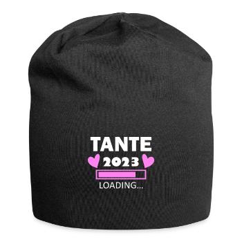 Tante 2023 - Tante werden - Tante Geschenk - Jersey-Beanie - Schwarz - Vorne