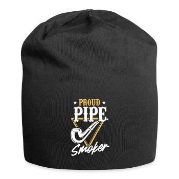 Smoking Cigar Smoke - Jersey Beanie - black - Front