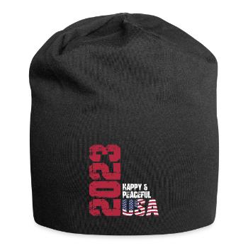 Liberté pour toute l’humanité - Bonnet en jersey - noir - Devant
