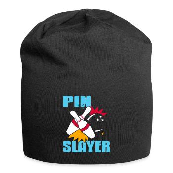 Bowling - Pin Slayer - Jersey Beanie - black - Front
