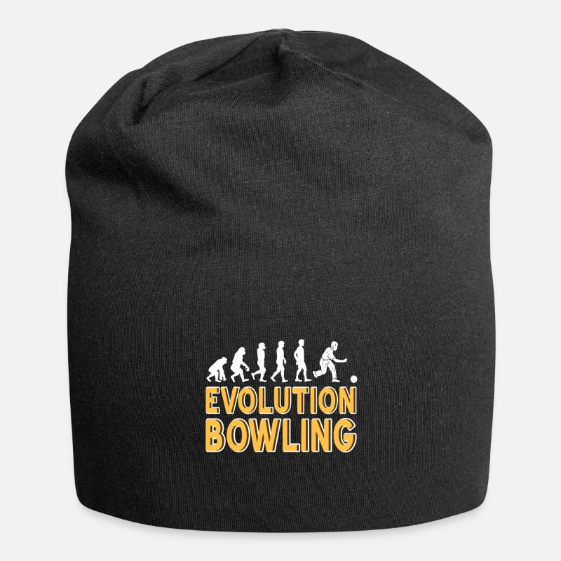 Evolution bowling - Jersey-Beanie - Schwarz