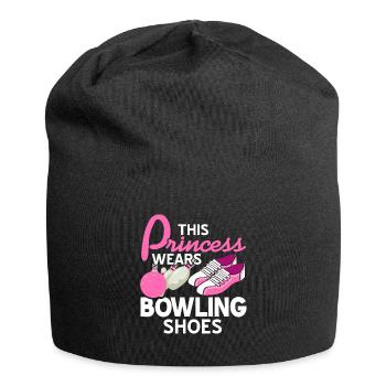 Cette princesse porte des chaussures de bowling - Bonnet en jersey - noir - Devant