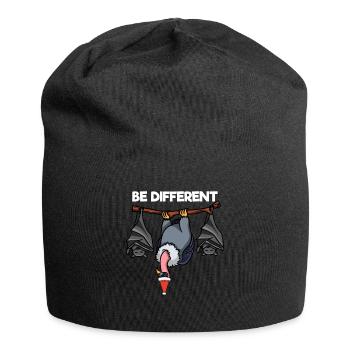 Be Different Vulture Bird Bat - Jersey Beanie - black - Front