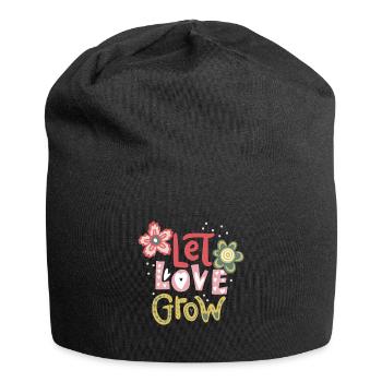 Valentine's Day, motivation inspiration, love saying - Jersey Beanie - black - Front