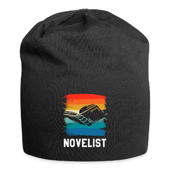 Romancier rétro vintage Auteur de roman - Bonnet en jersey - noir - Devant