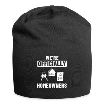 Home Home House Purchase Property - Jersey Beanie - black - Front
