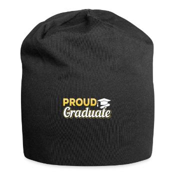 Célébration de la remise des diplômes des fiers diplômés - Bonnet en jersey - noir - Devant