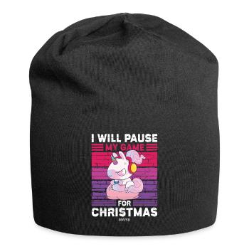 Christmas Gift Gamer Sayings Funny - Jersey Beanie - black - Front
