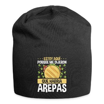 Arepas Lover Maker Food Venezuelan Hispanic - Jersey-Beanie - Schwarz - Vorne