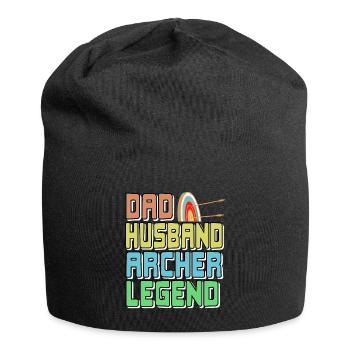 Dad Husband Archer Legend - Jersey-Beanie - Schwarz - Vorne