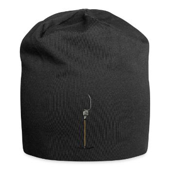 Anchor lift T-Bar lift winter ski slope skiing - Jersey Beanie - black - Front