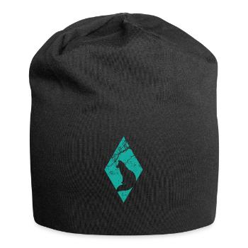 Fox under a tree Wilderness animal - Jersey Beanie - black - Front