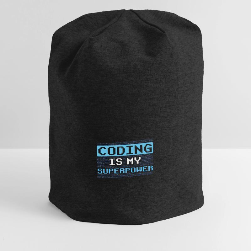 Coding Ist Meine Superkraft Coder Programmierer Jersey-Beanie