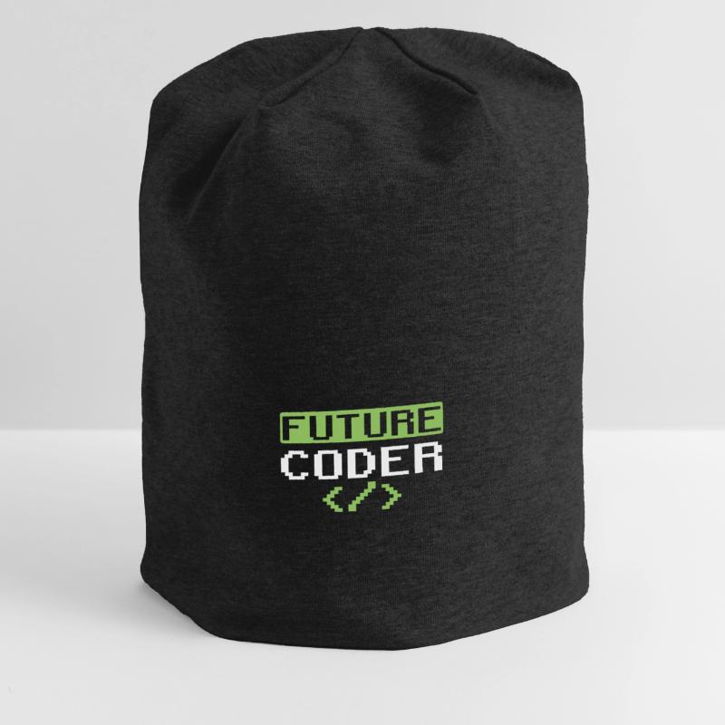 Zukünftiger Coder Coding Programmierer Code Jersey-Beanie