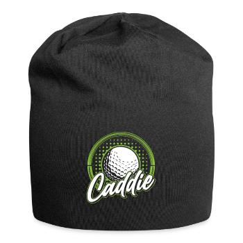 Caddie Golfer Golfen Golf profession - Jersey Beanie - black - Front