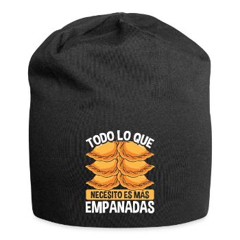Empanadas Lover Latin Hispanic Food Making - Jersey-Beanie - Schwarz - Vorne