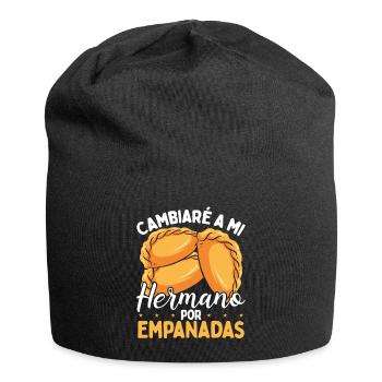 Empanada Lover Brother for Empanadas Latin Food - Jersey-Beanie - Schwarz - Vorne
