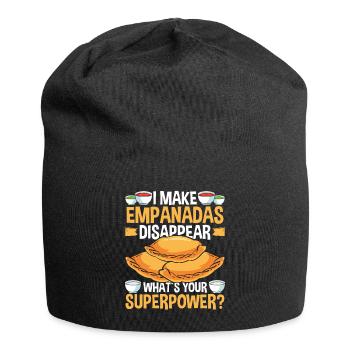Empanada Maker I make Empanadas Disappear Food - Jersey-Beanie - Schwarz - Vorne